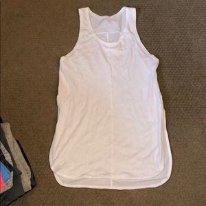 White Lululemon tank